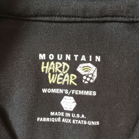 Mountain Hardwear Women's 1/2 Zip Pullover Top Black Size Small S Active Outdoor - Picture 2 of 10